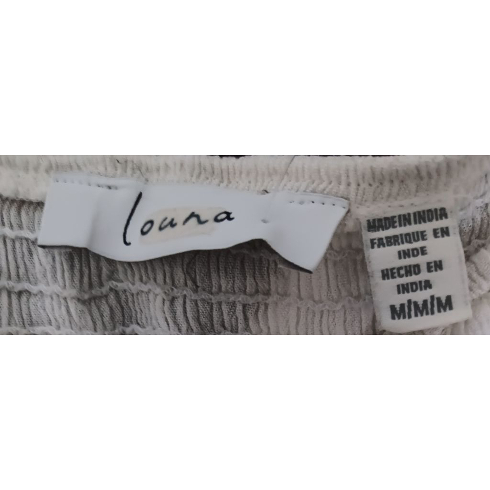 Louna 3 Button Midi Dress In White - Picture 7 of 7